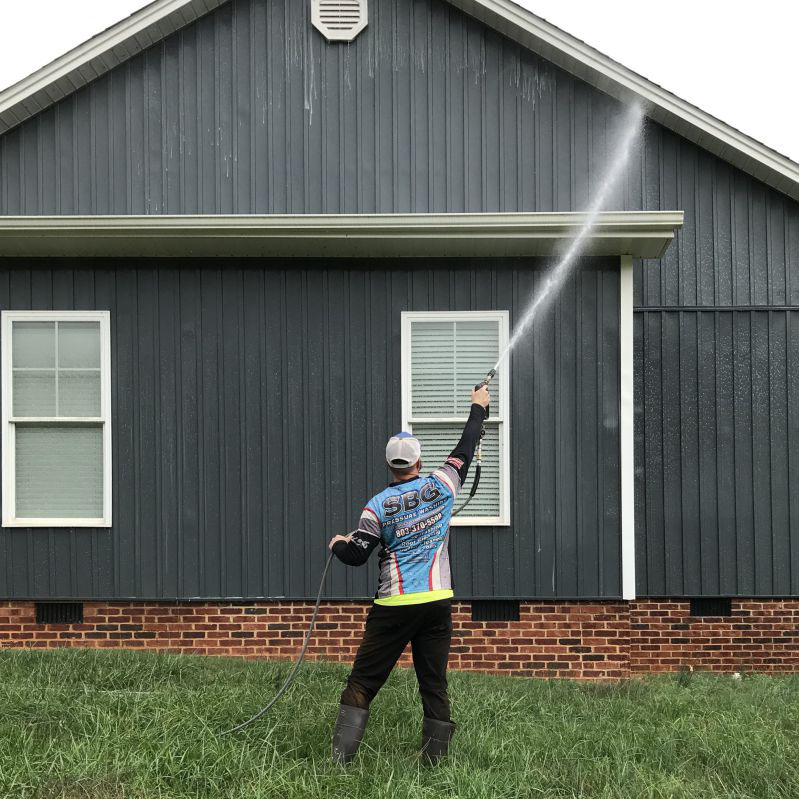 exterior house pressure washing